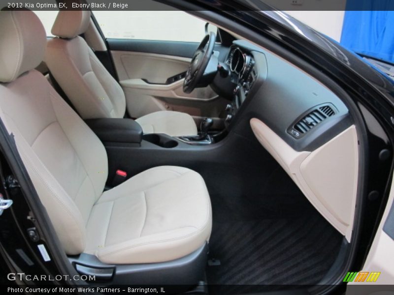 Ebony Black / Beige 2012 Kia Optima EX