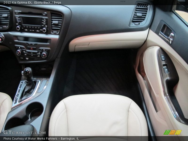 Ebony Black / Beige 2012 Kia Optima EX