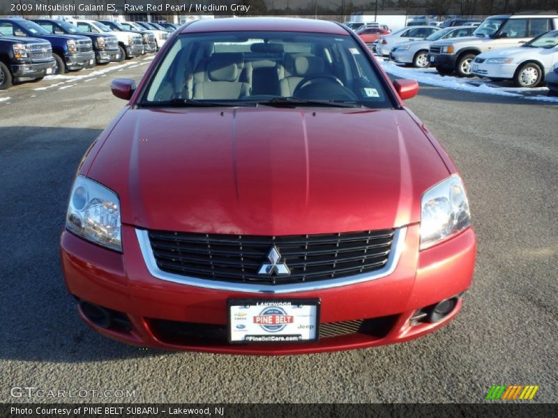 Rave Red Pearl / Medium Gray 2009 Mitsubishi Galant ES