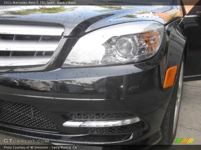 Black / Black 2011 Mercedes-Benz C 300 Sport