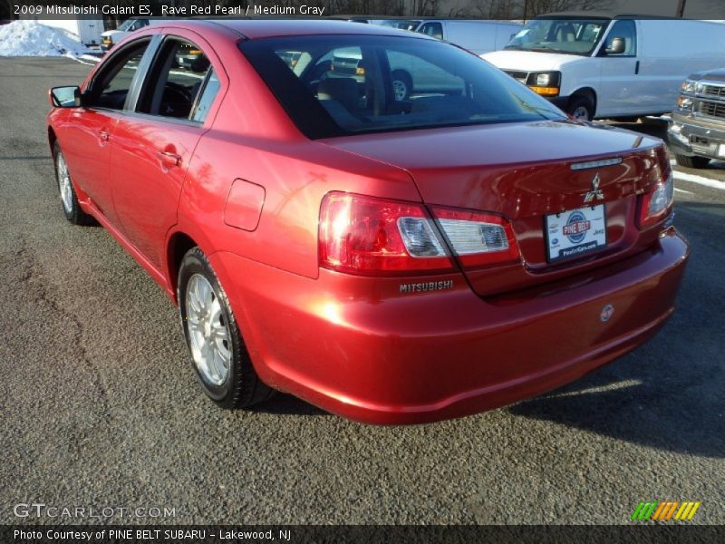 Rave Red Pearl / Medium Gray 2009 Mitsubishi Galant ES