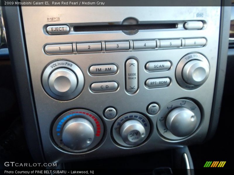 Rave Red Pearl / Medium Gray 2009 Mitsubishi Galant ES