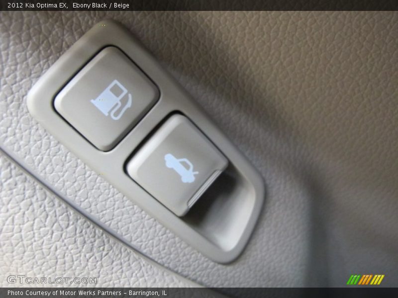 Ebony Black / Beige 2012 Kia Optima EX