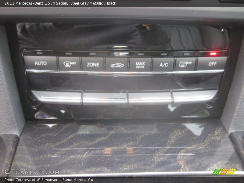 Steel Grey Metallic / Black 2011 Mercedes-Benz E 550 Sedan