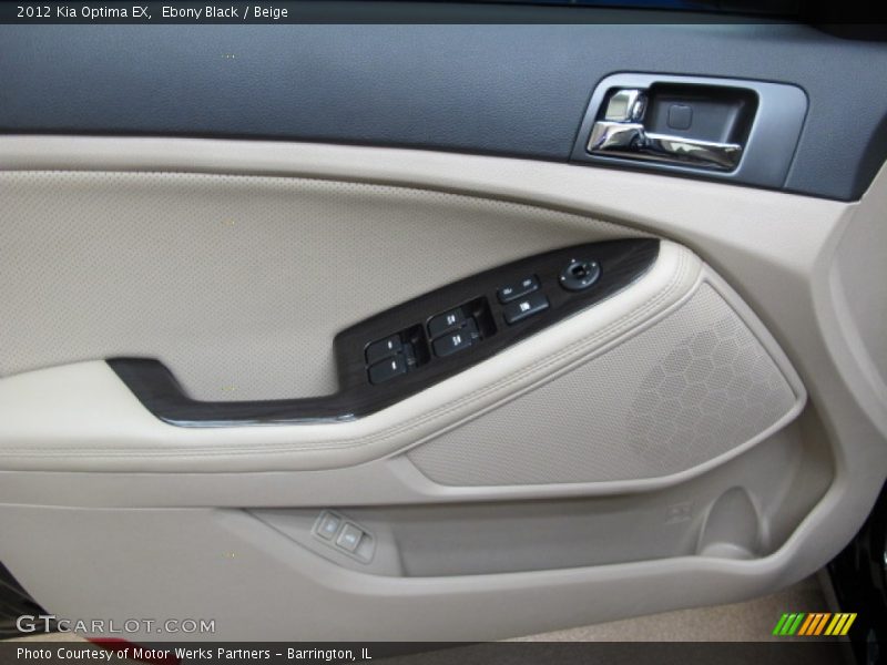 Ebony Black / Beige 2012 Kia Optima EX