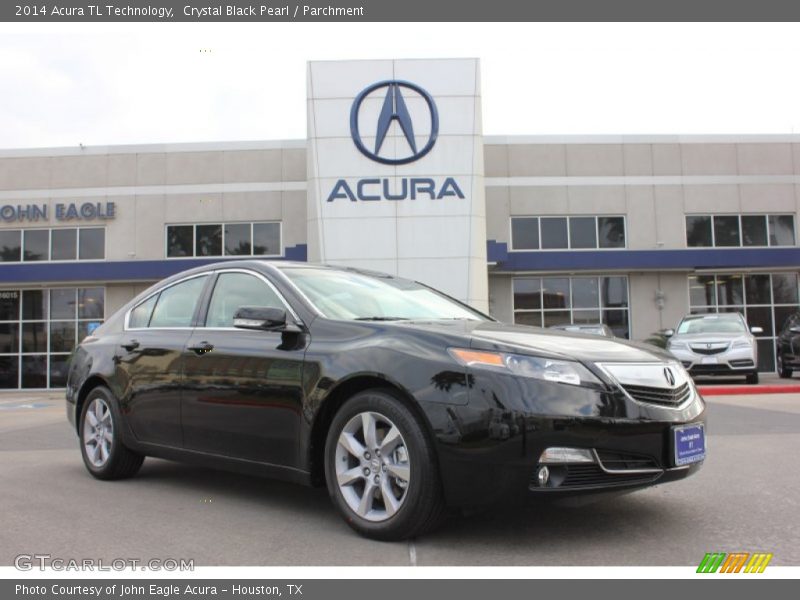 Crystal Black Pearl / Parchment 2014 Acura TL Technology
