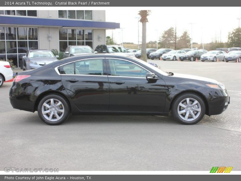 Crystal Black Pearl / Parchment 2014 Acura TL Technology