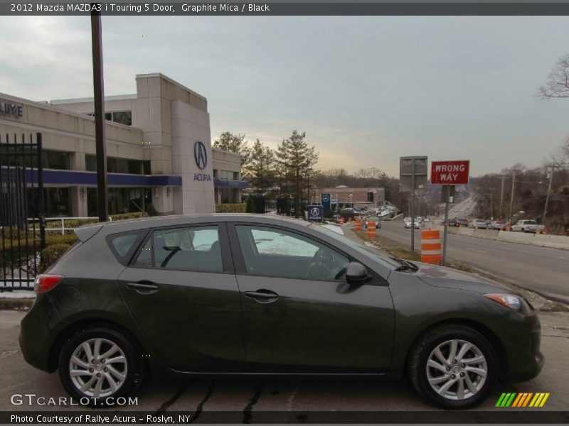 Graphite Mica / Black 2012 Mazda MAZDA3 i Touring 5 Door