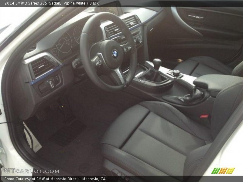 Black Interior - 2014 3 Series 335i Sedan 