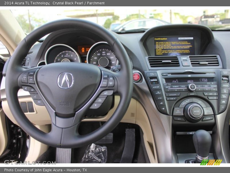 Crystal Black Pearl / Parchment 2014 Acura TL Technology