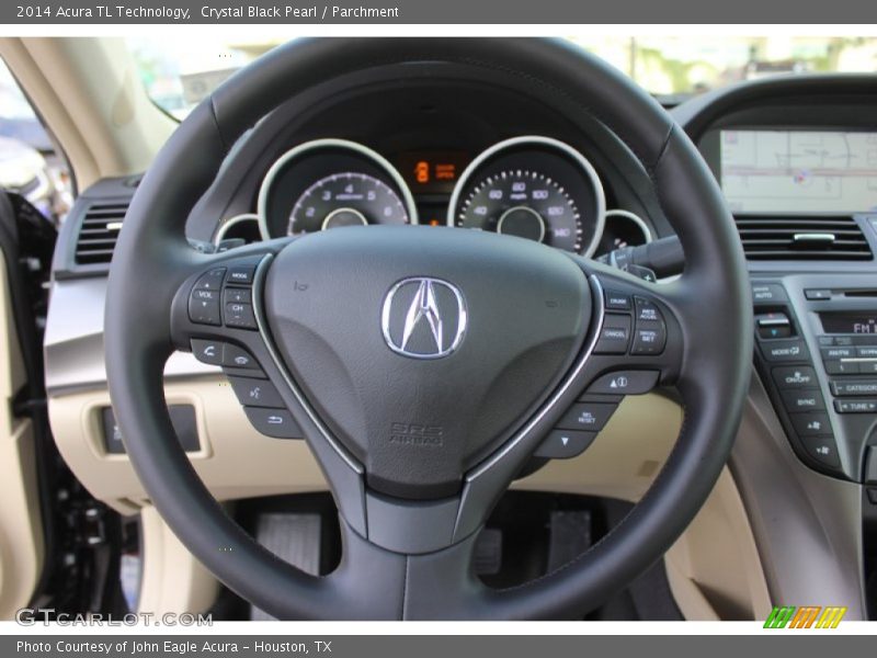 Crystal Black Pearl / Parchment 2014 Acura TL Technology