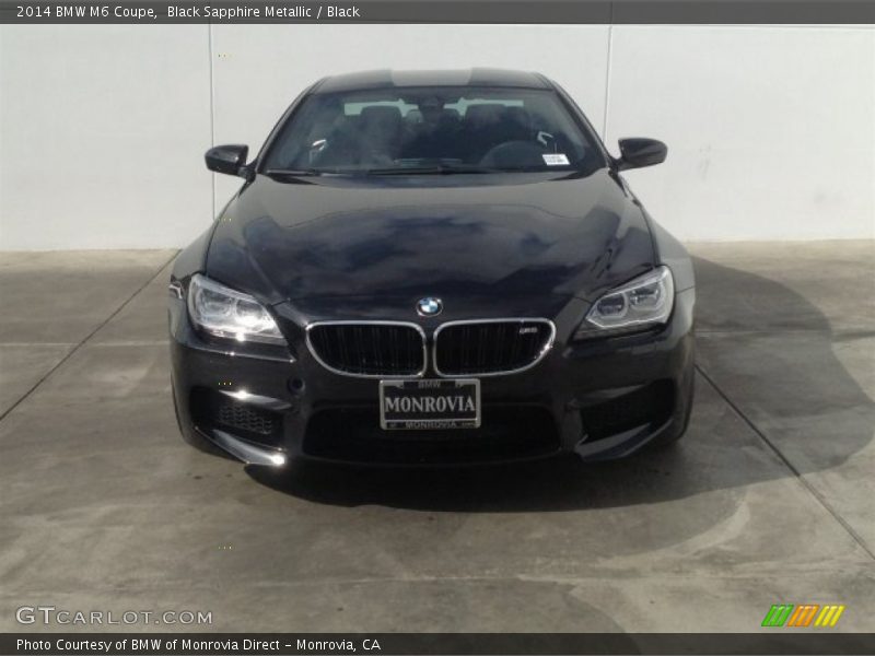 Black Sapphire Metallic / Black 2014 BMW M6 Coupe