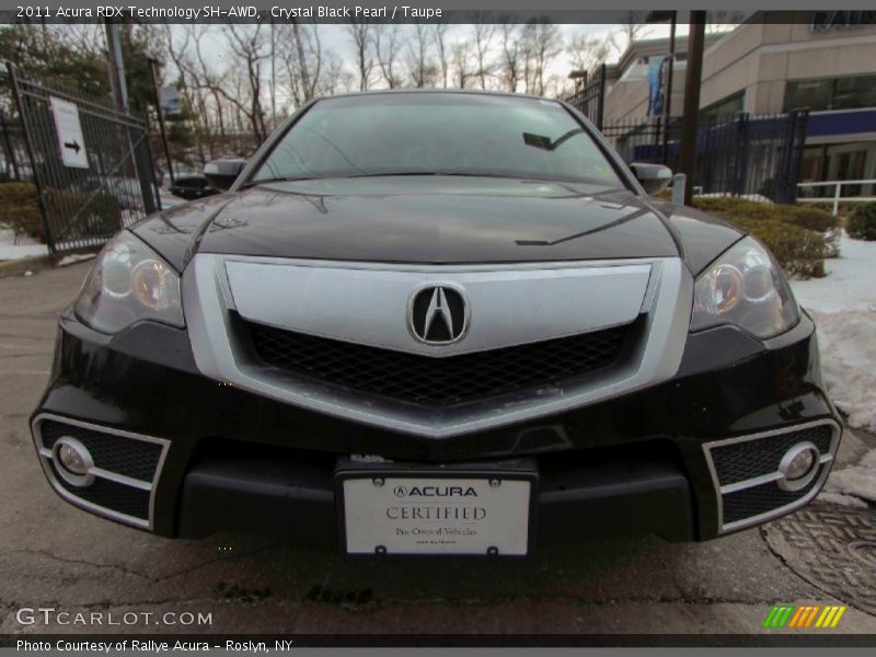 Crystal Black Pearl / Taupe 2011 Acura RDX Technology SH-AWD