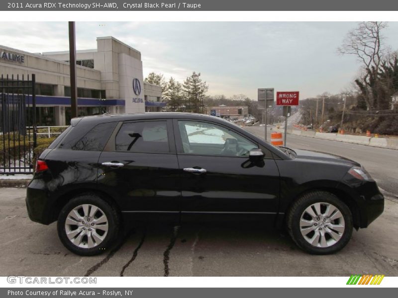 Crystal Black Pearl / Taupe 2011 Acura RDX Technology SH-AWD