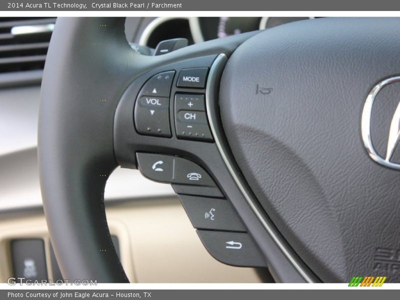 Crystal Black Pearl / Parchment 2014 Acura TL Technology