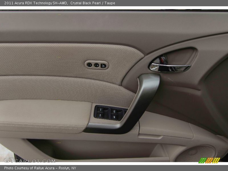 Crystal Black Pearl / Taupe 2011 Acura RDX Technology SH-AWD