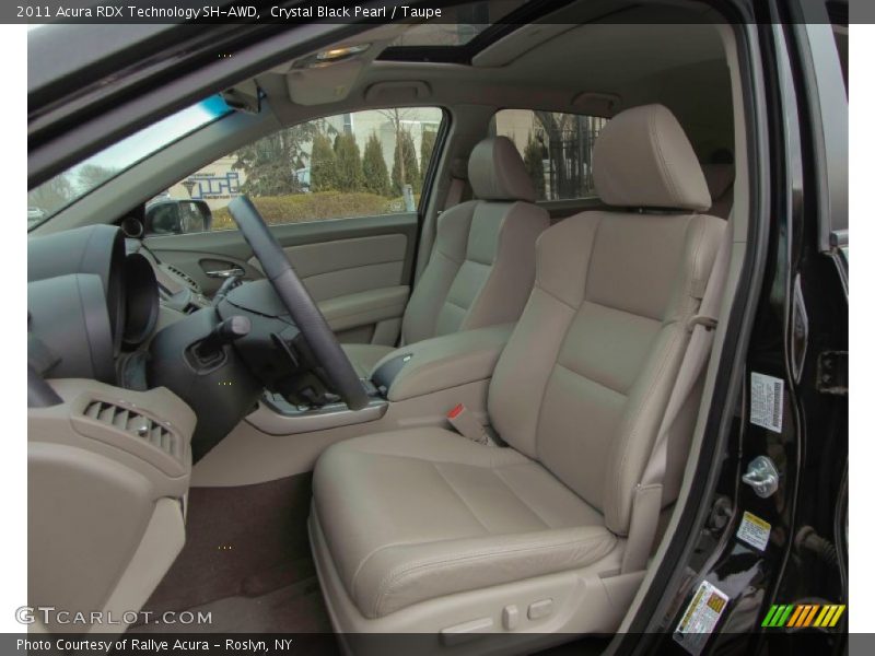 Crystal Black Pearl / Taupe 2011 Acura RDX Technology SH-AWD