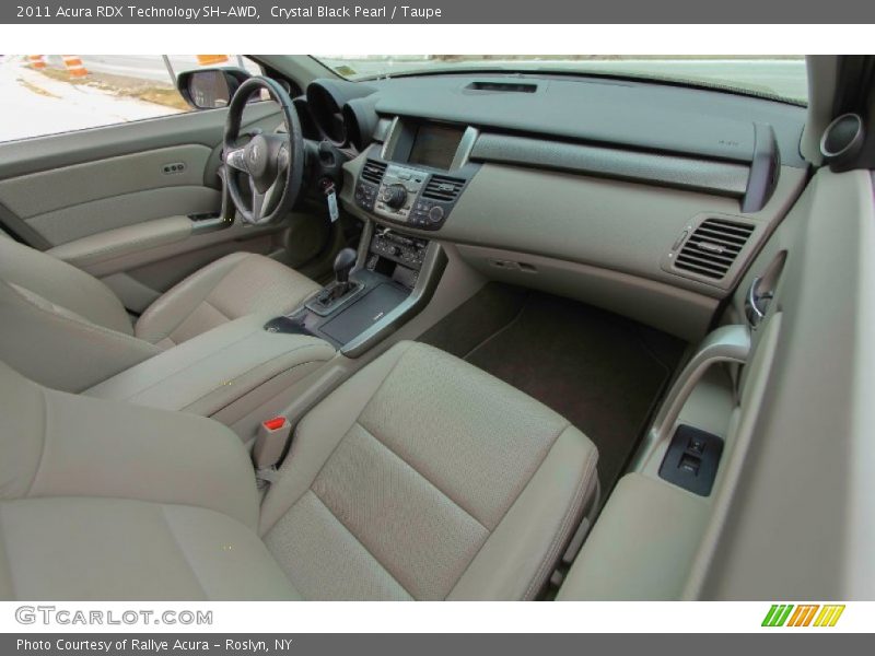Crystal Black Pearl / Taupe 2011 Acura RDX Technology SH-AWD