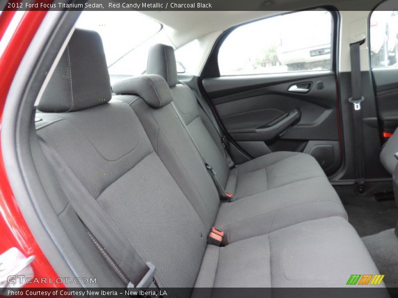 Red Candy Metallic / Charcoal Black 2012 Ford Focus Titanium Sedan