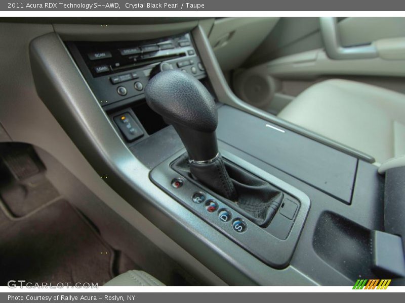Crystal Black Pearl / Taupe 2011 Acura RDX Technology SH-AWD