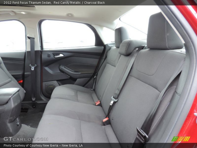 Red Candy Metallic / Charcoal Black 2012 Ford Focus Titanium Sedan