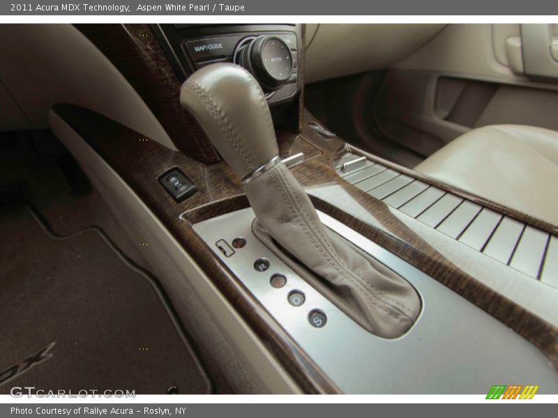 Aspen White Pearl / Taupe 2011 Acura MDX Technology