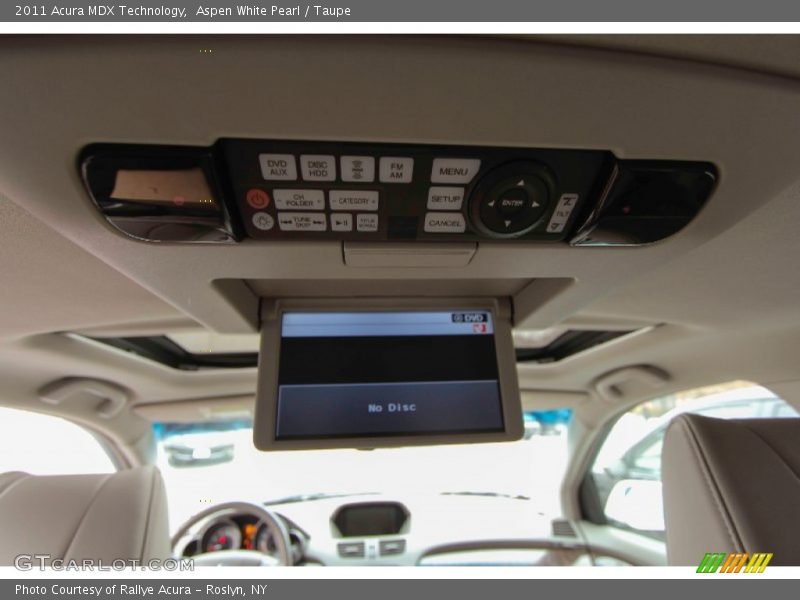 Aspen White Pearl / Taupe 2011 Acura MDX Technology