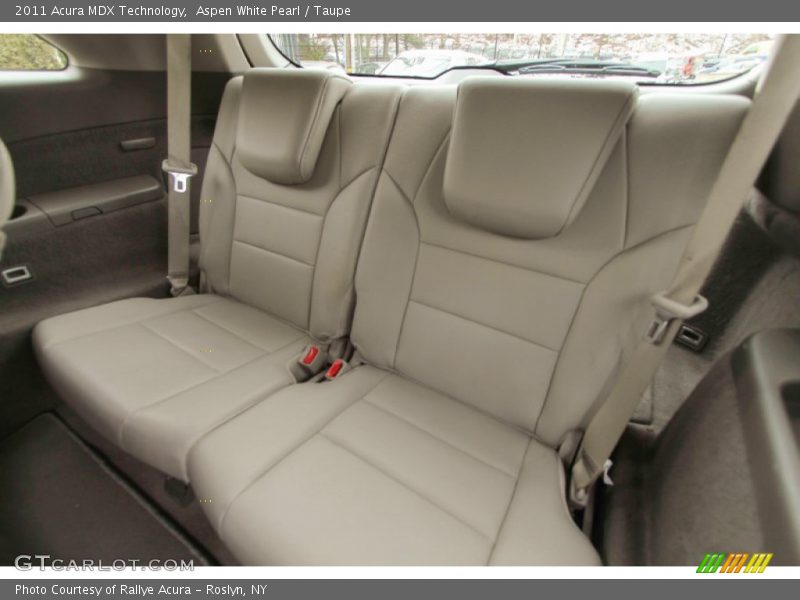 Aspen White Pearl / Taupe 2011 Acura MDX Technology