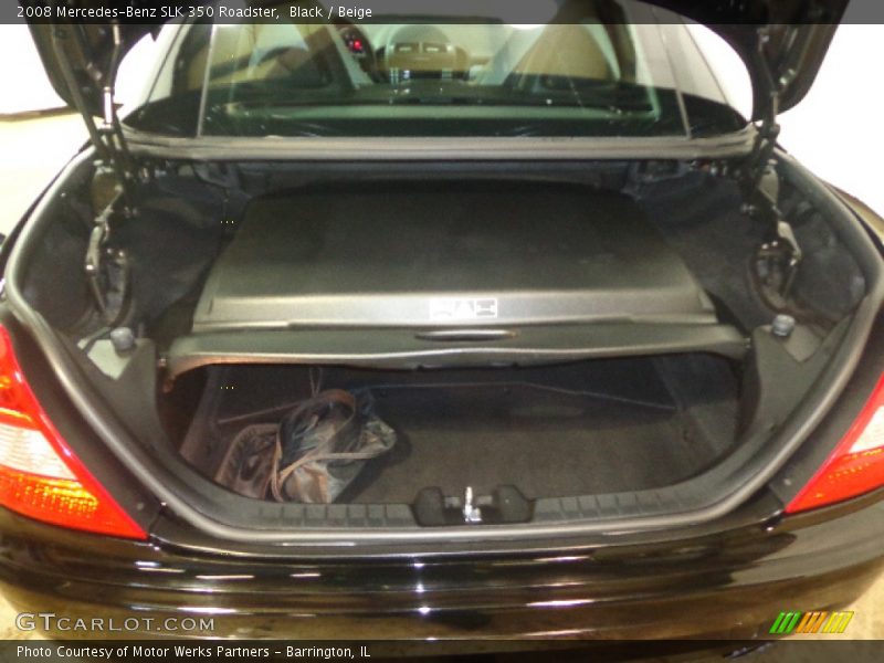 Black / Beige 2008 Mercedes-Benz SLK 350 Roadster