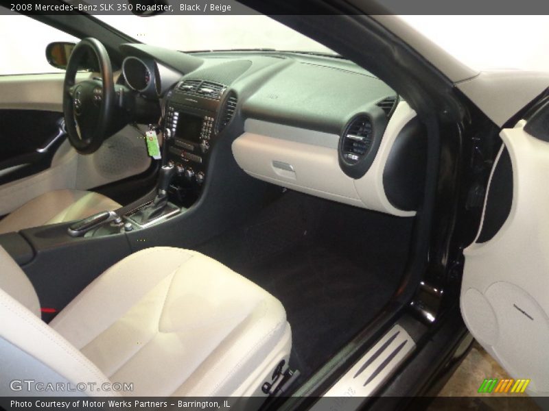 Black / Beige 2008 Mercedes-Benz SLK 350 Roadster