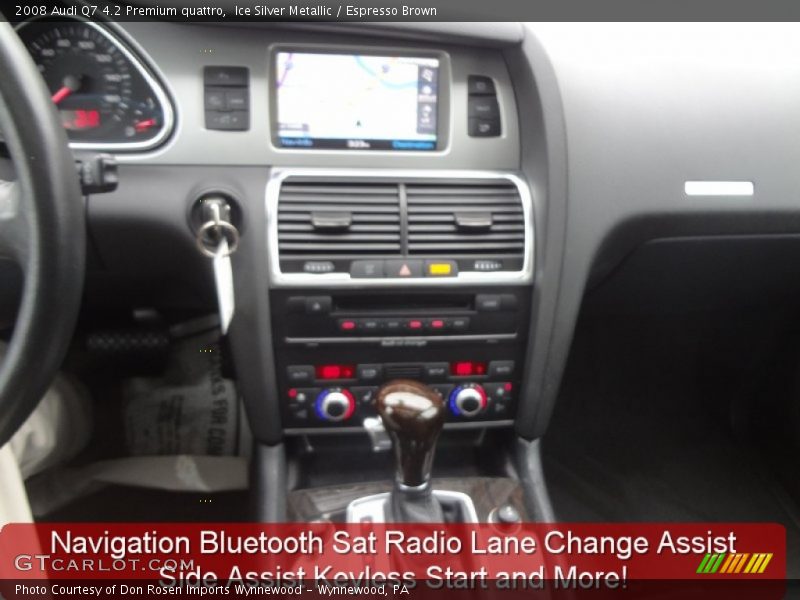 Ice Silver Metallic / Espresso Brown 2008 Audi Q7 4.2 Premium quattro