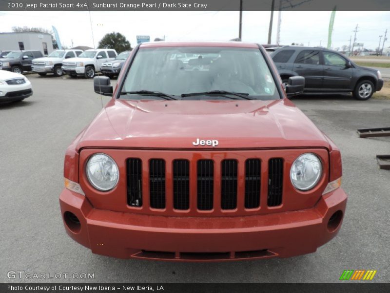Sunburst Orange Pearl / Dark Slate Gray 2010 Jeep Patriot Sport 4x4
