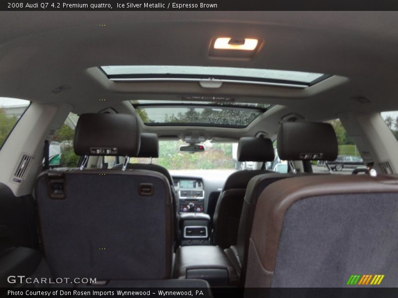 Ice Silver Metallic / Espresso Brown 2008 Audi Q7 4.2 Premium quattro
