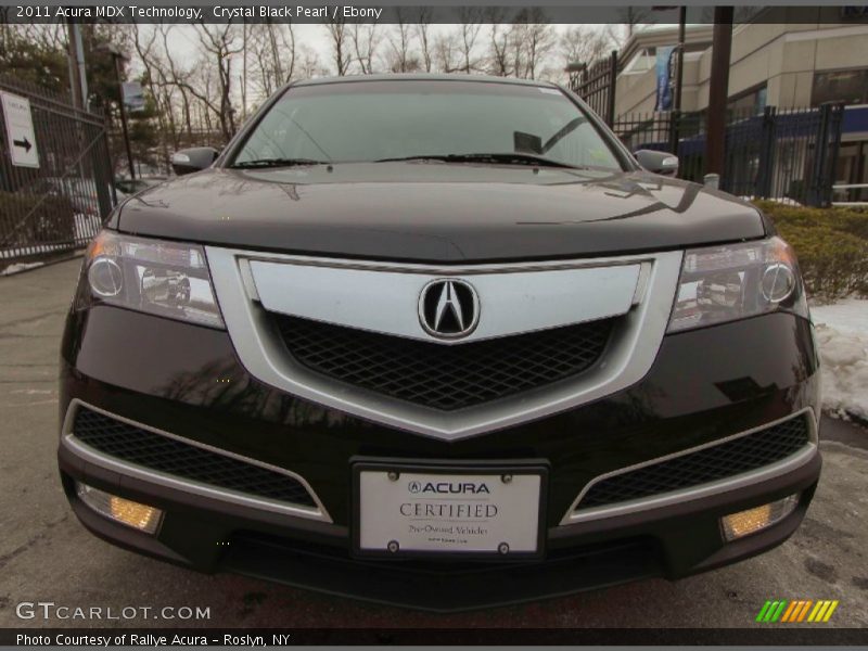 Crystal Black Pearl / Ebony 2011 Acura MDX Technology