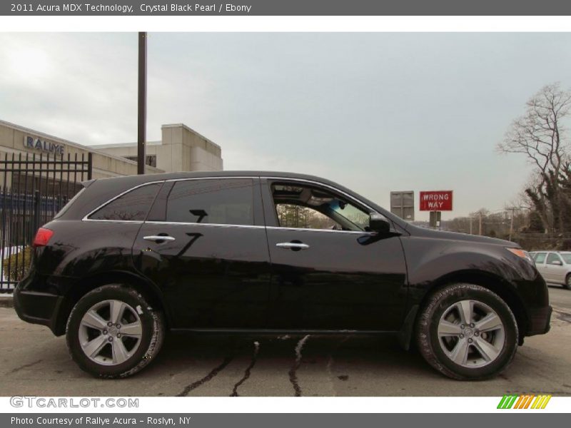 Crystal Black Pearl / Ebony 2011 Acura MDX Technology