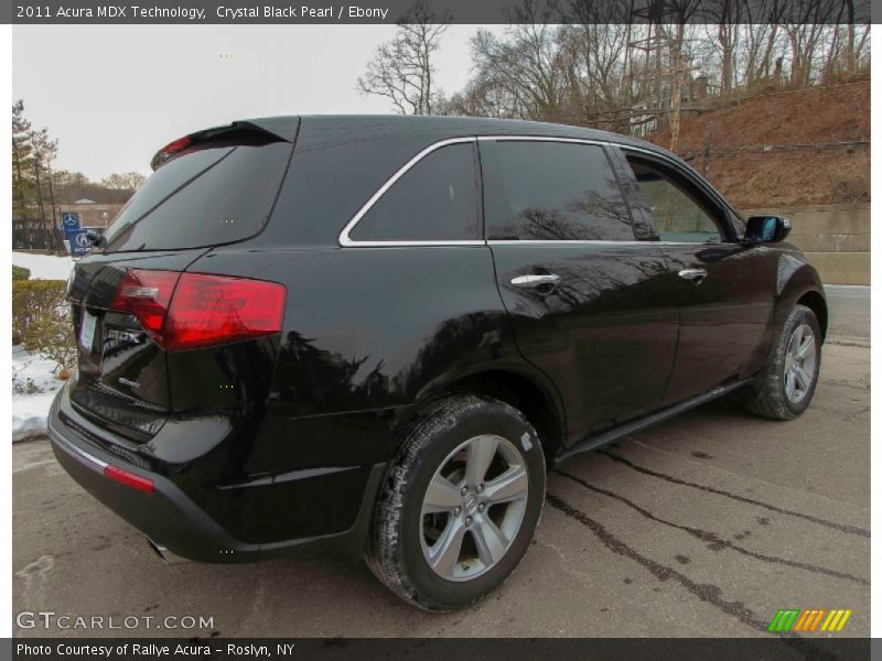 Crystal Black Pearl / Ebony 2011 Acura MDX Technology