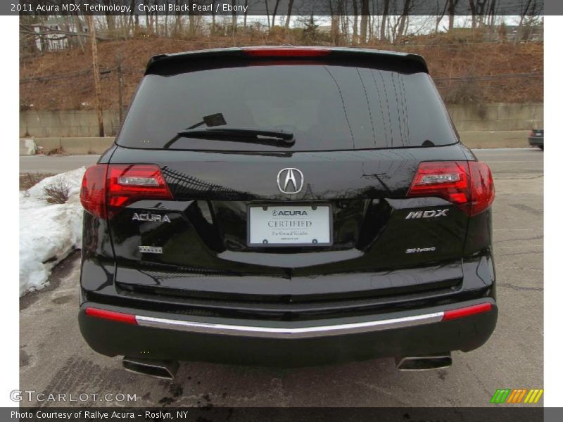 Crystal Black Pearl / Ebony 2011 Acura MDX Technology