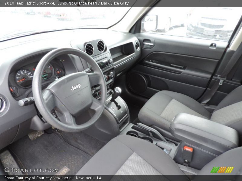 Sunburst Orange Pearl / Dark Slate Gray 2010 Jeep Patriot Sport 4x4