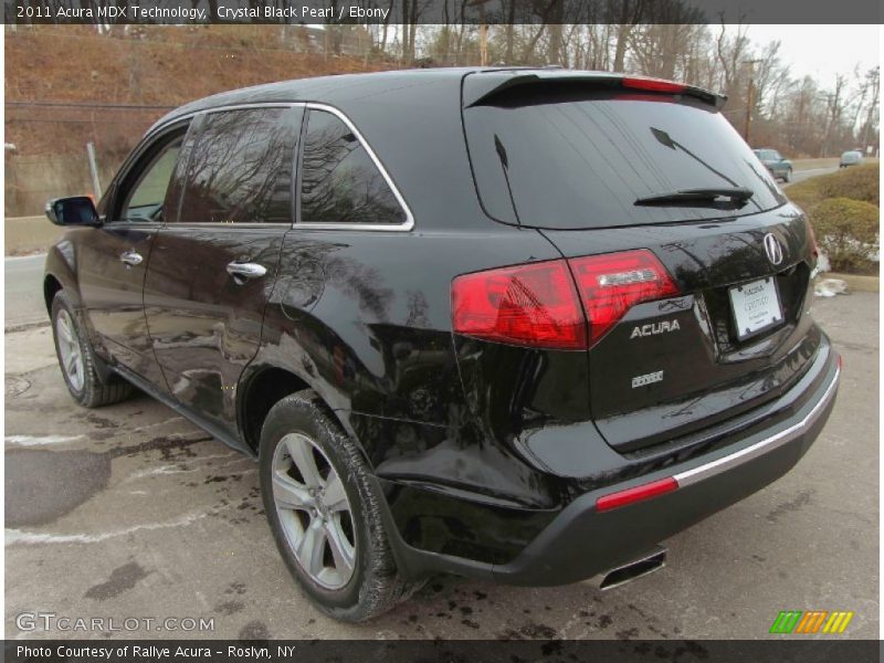 Crystal Black Pearl / Ebony 2011 Acura MDX Technology