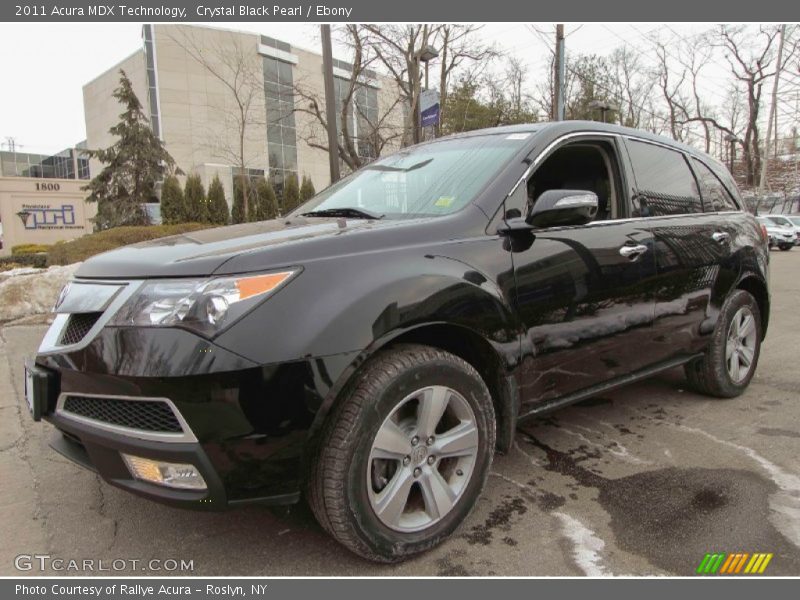 Crystal Black Pearl / Ebony 2011 Acura MDX Technology