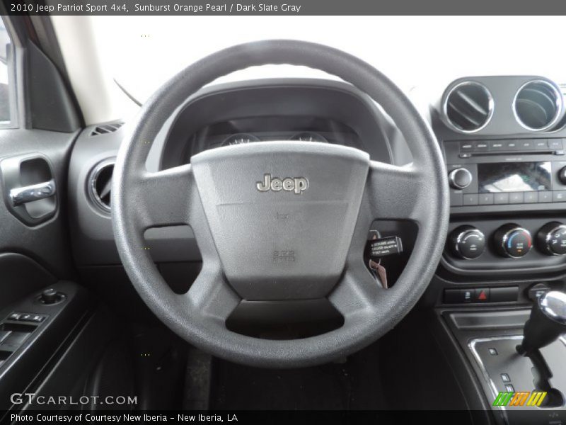 Sunburst Orange Pearl / Dark Slate Gray 2010 Jeep Patriot Sport 4x4