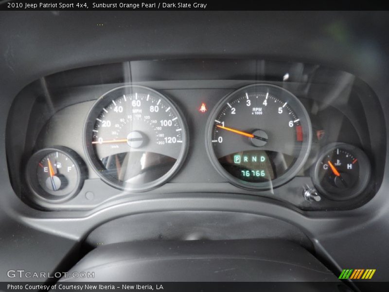 Sunburst Orange Pearl / Dark Slate Gray 2010 Jeep Patriot Sport 4x4