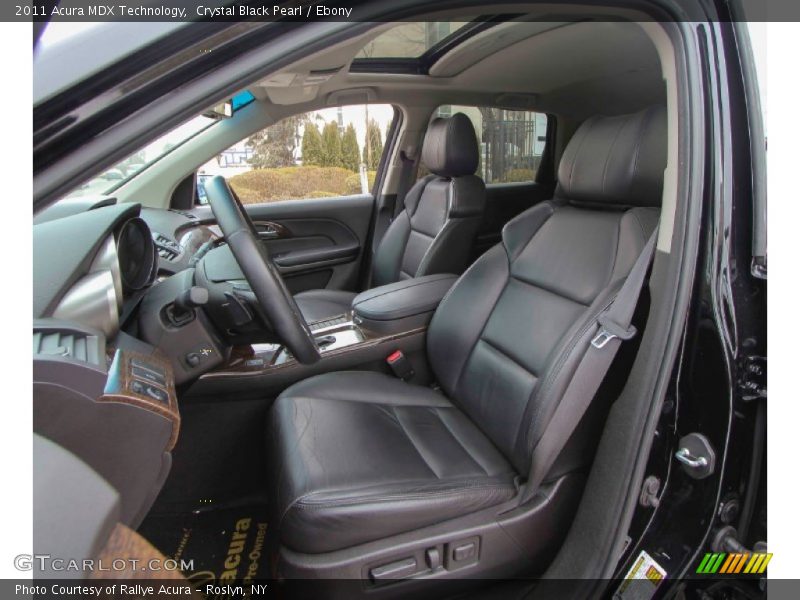 Crystal Black Pearl / Ebony 2011 Acura MDX Technology