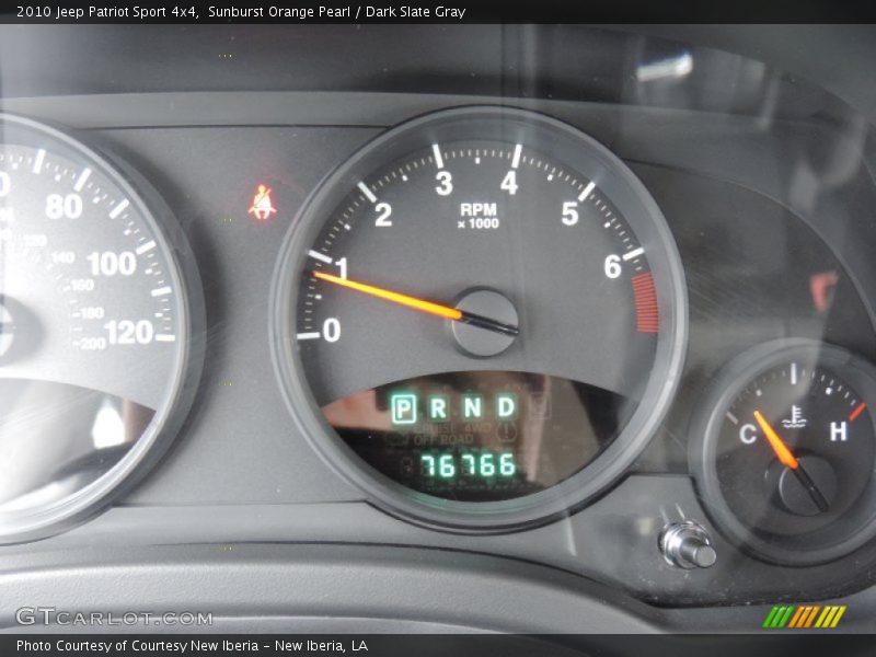 Sunburst Orange Pearl / Dark Slate Gray 2010 Jeep Patriot Sport 4x4