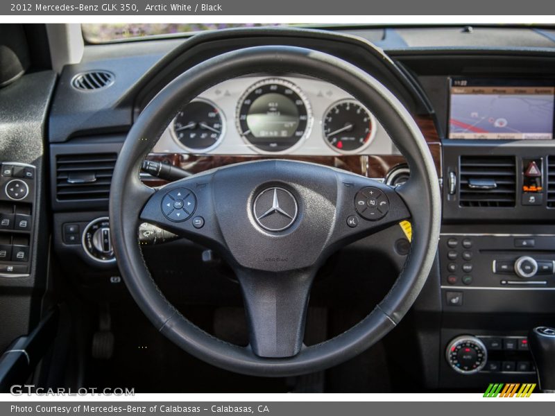 Arctic White / Black 2012 Mercedes-Benz GLK 350