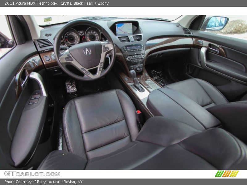 Crystal Black Pearl / Ebony 2011 Acura MDX Technology