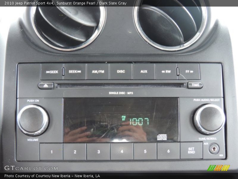 Sunburst Orange Pearl / Dark Slate Gray 2010 Jeep Patriot Sport 4x4