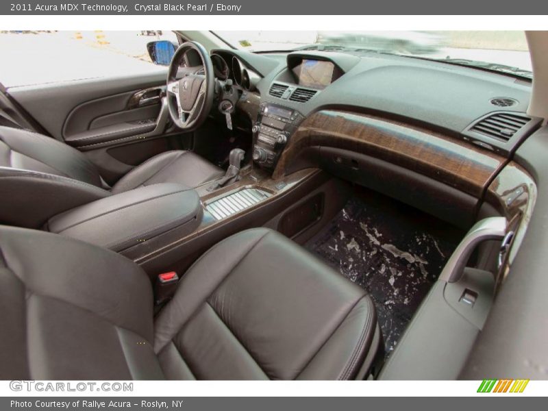 Crystal Black Pearl / Ebony 2011 Acura MDX Technology