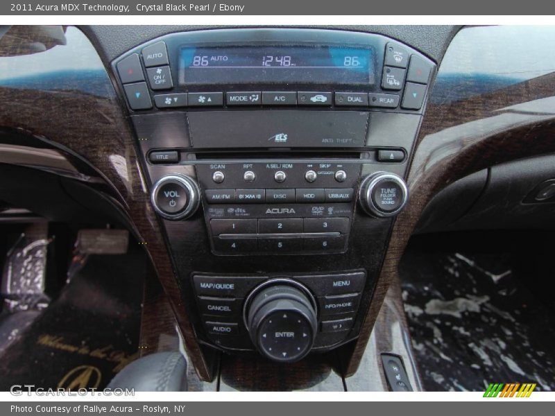 Crystal Black Pearl / Ebony 2011 Acura MDX Technology