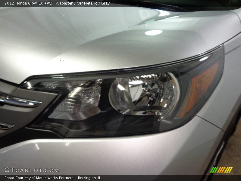 Alabaster Silver Metallic / Gray 2012 Honda CR-V EX 4WD